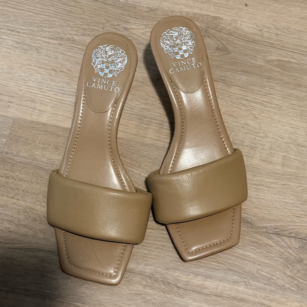 Vince Camuto Beige Women's Mules